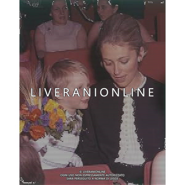 SOVRANI REALI DEL BELGIO - RETROSPETTIVA Nella foto Paola Ruffo di Calabria Principessa Liegi con la figlia Astrid ©ARCHIVIO Giovanni Liverani / DFP / AG. ALDO LIVERANI SAS - ITALY ONLY EDITORIAL USE ONLY