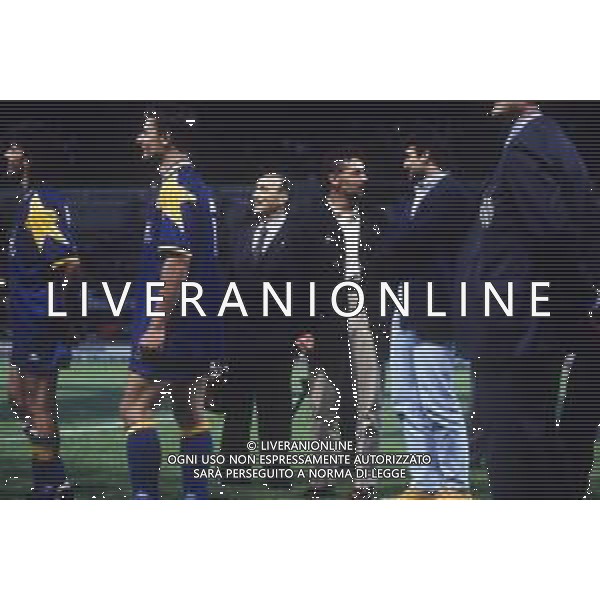 11-06-1995 PARMA- FINALE DI COPPA ITALIA PARMA JUVENTUS 0-2 NELLA FOTO I GIOCATORI DELLA JUVENTUS FESTEGGIANO LA VITTORIA DELLA COPPA ITALIA AG ALDO LIVERANI SAS
