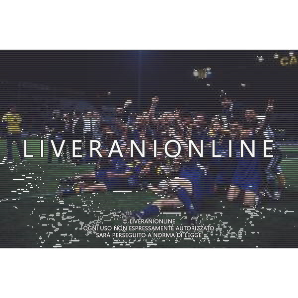 11-06-1995 PARMA- FINALE DI COPPA ITALIA PARMA JUVENTUS 0-2 NELLA FOTO I GIOCATORI DELLA JUVENTUS FESTEGGIANO LA VITTORIA DELLA COPPA ITALIA AG ALDO LIVERANI SAS