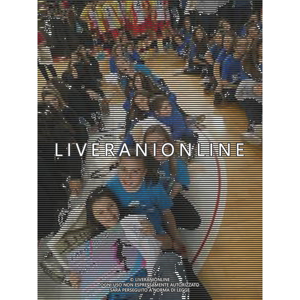 IMOLA 03 01 2019 MANIFESTAZIONE NAZIONALE DI PALLAVOLO BABY VOLLEY 2019 NELLA FOTO SQUADRA DIFFUSIONE SPORT UNDER 13 foto gianni sanna-ag aldo liverani sas
