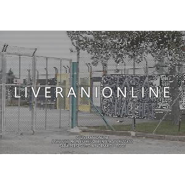 Santarcangelo di Romagna 05/01/2019 - Crisi del Santarcangelo Calcio 1926 nella foto: uno striscione contro il vice presidente Stasa Hefti ©Claudio Zamagni/Agenzia Aldo Liverani