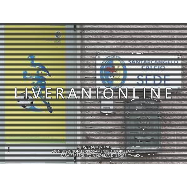 Santarcangelo di Romagna 05/01/2019 - Crisi del Santarcangelo Calcio 1926 nella foto: la sede del santarcangelo calcio ©Claudio Zamagni/Agenzia Aldo Liverani