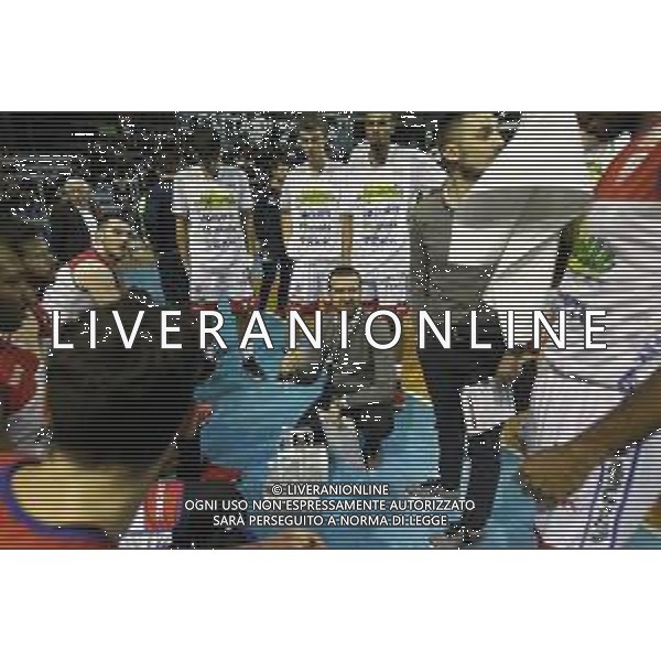 FAENZA 05 01 2019 LE NATURELLE IMOLA-FORLI BASKET SERIE A2 NELLA FOTO TIME OUT LE NATURELLE IMOLA ©SANNA /AGENZIA ALDO LIVERANI SAS