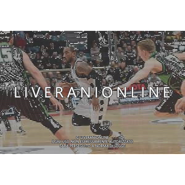 Virtus Segafredo BOLOGNA - OLIMPIA LUBIANA Basket gruppo D FIBA Champions League 87–84, PalaDozza 09.01.2019 Nella Foto Tony Taylor ©OPTIMAFOTO / AGENZIA ALDO LIVERANI SAS