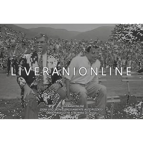 RETROSPETTIVA GIOVANNINO AGNELLI JR NELLA FOTO GIOVANNINO AGNELLI JR CON GIGI MAIFREDI ALLENATORE JUVENTUS AG ALDO LIVERANI SAS