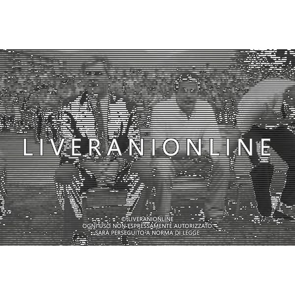 RETROSPETTIVA GIOVANNINO AGNELLI JR NELLA FOTO GIOVANNINO AGNELLI JR CON GIGI MAIFREDI ALLENATORE JUVENTUS AG ALDO LIVERANI SAS