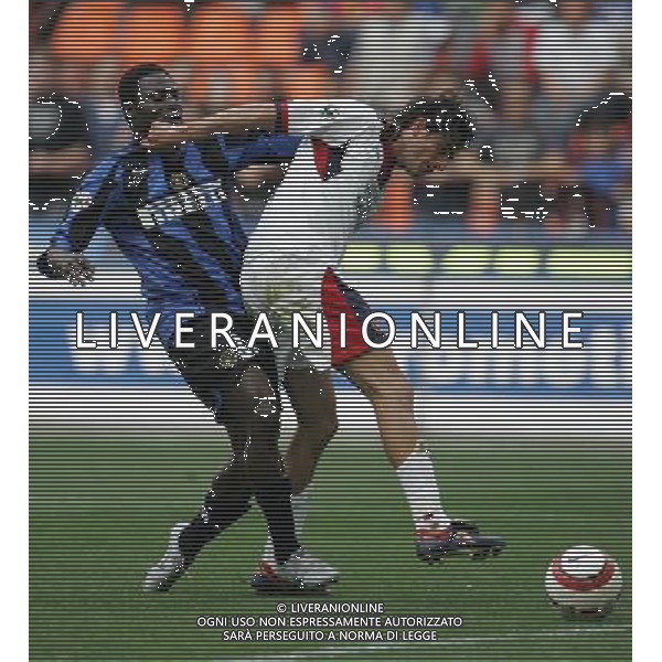 Milano 18/05/2005 coppa italia tim 2004/05 inter-cagliari 3:1 nella foto martins e lopez ph marco luzzani/ag aldo liverani s.a.s.