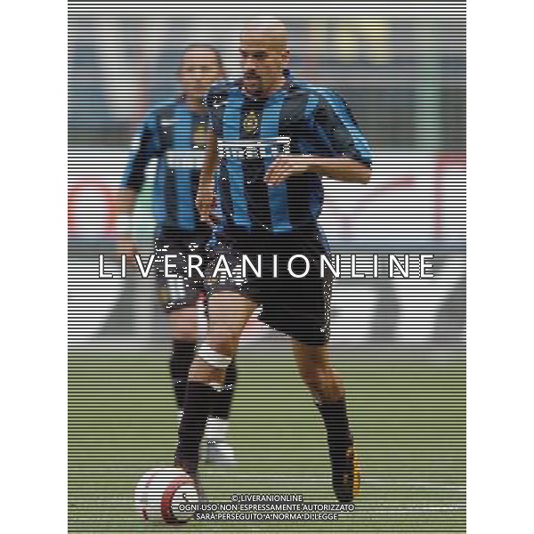 MILANO 18/05/05 COPPA ITALIA TIM 2004/05 SEMIFINALE INTER-CAGLIARI NELLA FOTO VERON JUAN SEBASTIAN PH GIGI ARCAINI/AG.ALDO LIVERANI