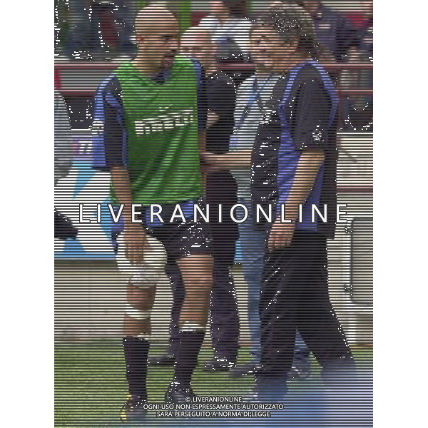 MILANO 18/05/05 COPPA ITALIA TIM 2004/05 SEMIFINALE INTER-CAGLIARI NELLA FOTO VERON JUAN SEBASTIAN PH GIGI ARCAINI/AG.ALDO LIVERANI