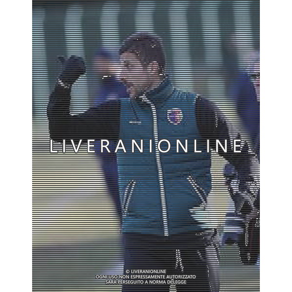 IMOLA STADIO BACCHILEGA 11 01 2019 AMICHEVOLE IMOLESE CALCIO-PARMA BERRETTI NELLA FOTO ALLENATORE IMOLESE CALCIO ALESSIO DIONISI ©SANNA / AGENZIA ALDO LIVERANI SAS
