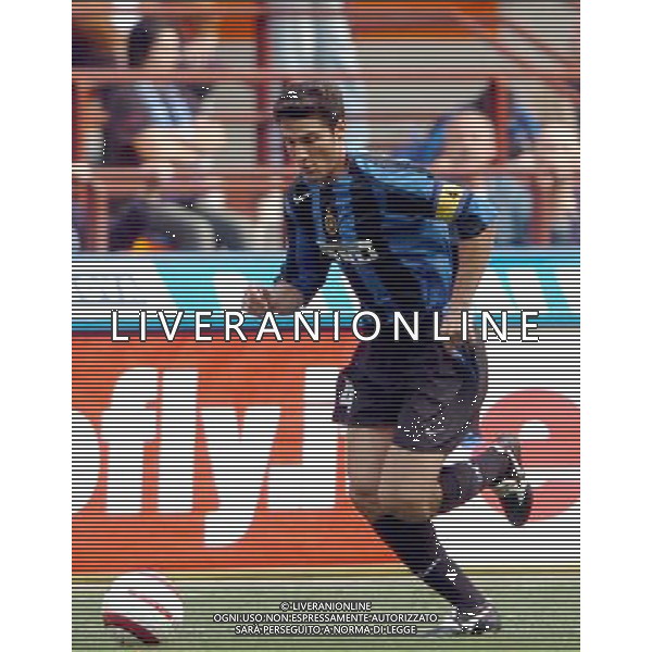 MILANO 18/05/05 COPPA ITALIA TIM 2004/05 SEMIFINALE INTER-CAGLIARI NELLA FOTO ZANETTI JAVIER PH GIGI ARCAINI/AG.ALDO LIVERANI