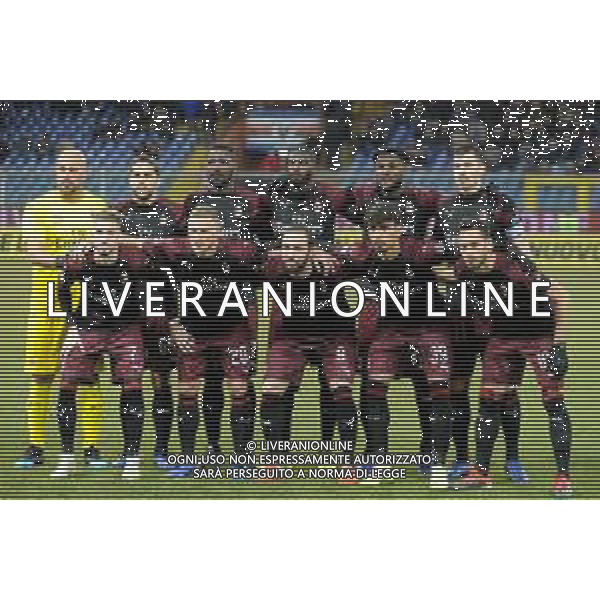 Amichevole estiva precampionato Nice (Francia) - 28.07.2018 Chelsea-Inter Milano Nella Foto: la formazione del Milan /Ph.Cebrelli-Ag. Aldo Liverani / AGENZIA ALDO LIVERANI SAS - Sampdoria - Milan Coppa Italia Tim Cup 2018-2019 ottavi di finale Genova 12.01.2019