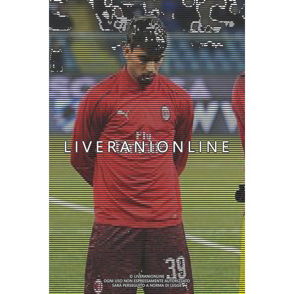 Coppa Italia 2018-2019 ottavi di finale Sampdoria-Milan Genova (Italia) - 12.01.2019 Sampdoria-Milan C. Nella Foto: Lucas Paqueta\' in preghiera prima della partita /Ph.Cebrelli-Ag. Aldo Liverani / AGENZIA ALDO LIVERANI SAS - Sampdoria - Milan Coppa Italia Tim Cup 2018-2019 ottavi di finale Genova 12.01.2019