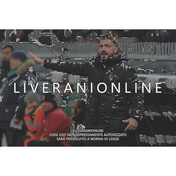 Coppa Italia 2018-2019 ottavi di finale Sampdoria-Milan Genova (Italia) - 12.01.2019 Sampdoria-Milan C. Nella Foto: Gennaro Gattuso /Ph.Cebrelli-Ag. Aldo Liverani / AGENZIA ALDO LIVERANI SAS - Sampdoria - Milan Coppa Italia Tim Cup 2018-2019 ottavi di finale Genova 12.01.2019