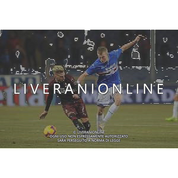 Coppa Italia 2018-2019 ottavi di finale Sampdoria-Milan Genova (Italia) - 12.01.2019 Sampdoria-Milan C. Nella Foto: Samu Castillejo e Jakub Jankto /Ph.Cebrelli-Ag. Aldo Liverani / AGENZIA ALDO LIVERANI SAS - Sampdoria - Milan Coppa Italia Tim Cup 2018-2019 ottavi di finale Genova 12.01.2019