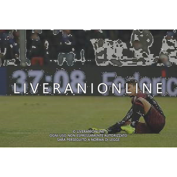 Coppa Italia 2018-2019 ottavi di finale Sampdoria-Milan Genova (Italia) - 12.01.2019 Sampdoria-Milan C. Nella Foto: Lucas Paqueta\' a terra infortunato /Ph.Cebrelli-Ag. Aldo Liverani / AGENZIA ALDO LIVERANI SAS - Sampdoria - Milan Coppa Italia Tim Cup 2018-2019 ottavi di finale Genova 12.01.2019