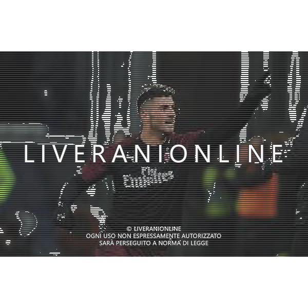 Coppa Italia 2018-2019 ottavi di finale Sampdoria-Milan Genova (Italia) - 12.01.2019 Sampdoria-Milan C. Nella Foto: Patrick Cutrone esultanza dopo il gol /Ph.Cebrelli-Ag. Aldo Liverani / AGENZIA ALDO LIVERANI SAS - Sampdoria - Milan Coppa Italia Tim Cup 2018-2019 ottavi di finale Genova 12.01.2019