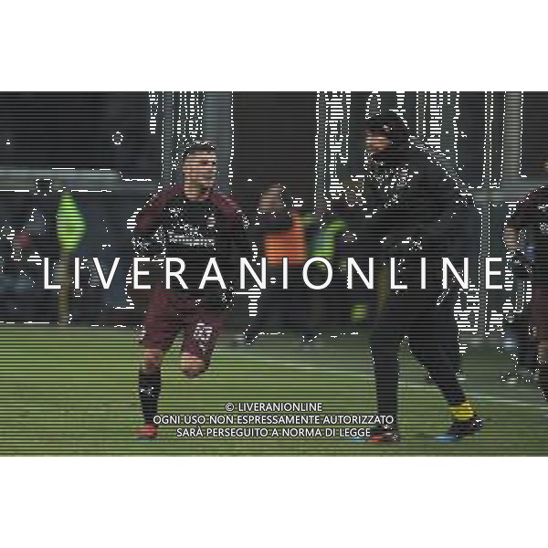 Coppa Italia 2018-2019 ottavi di finale Sampdoria-Milan Genova (Italia) - 12.01.2019 Sampdoria-Milan C. Nella Foto: Patrick Cutrone esultanza dopo il gol /Ph.Cebrelli-Ag. Aldo Liverani / AGENZIA ALDO LIVERANI SAS - Sampdoria - Milan Coppa Italia Tim Cup 2018-2019 ottavi di finale Genova 12.01.2019