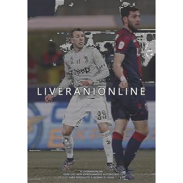 BOLOGNA - JUVENTUS Coppa Italia TIM CUP 12/01/2019 nella foto: Il gol di Bernardeschi Federico (Juventus f.c.) ©Claudio Zamagni/Agenzia Aldo Liverani goal Bernardeschi Federico (Juventus f.c.) during Italian TIM Cup soccer match between Bologna F.C. and Juventus F.C. at Renato Dall\'Ara Stadium in Bologna on January 12 2019 photo credit by Claudio Zamagni/Aldo Liverani Photo Agency / AGENZIA ALDO LIVERANI SAS - BOLOGNA - JUVENTUS Coppa Italia Tim Cup 2018-2019 ottavi di finale Bologna 12.01.2019