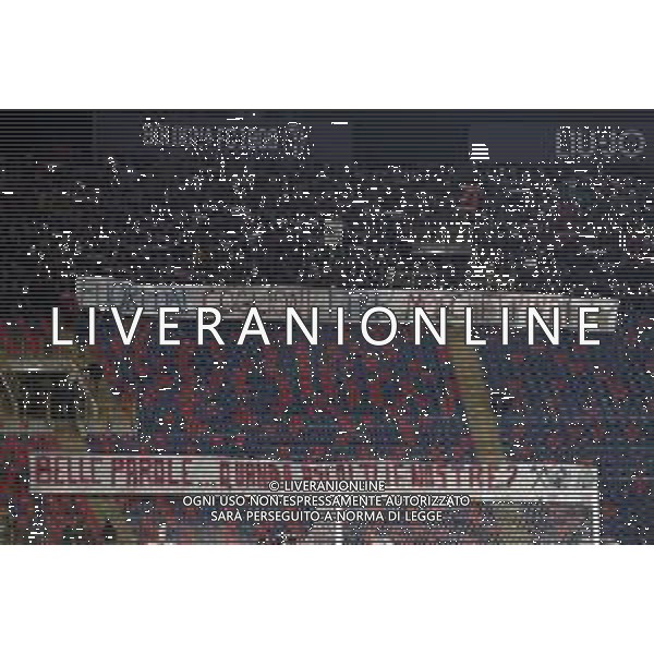 BOLOGNA - JUVENTUS Coppa Italia TIM CUP 12/01/2019 nella foto: uno striscione dei tifosi contro la dirigenza del bologna ©Claudio Zamagni/Agenzia Aldo Liverani a banner against bologna during Italian TIM Cup soccer match between Bologna F.C. and Juventus F.C. at Renato Dall\'Ara Stadium in Bologna on January 12 2019 photo credit by Claudio Zamagni/Aldo Liverani Photo Agency / AGENZIA ALDO LIVERANI SAS - BOLOGNA - JUVENTUS Coppa Italia Tim Cup 2018-2019 ottavi di finale Bologna 12.01.2019