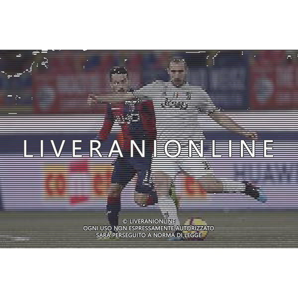 BOLOGNA - JUVENTUS Coppa Italia TIM CUP 12/01/2019 nella foto: Chiellini Giorgio (Juventus f.c.) Sansone Nicola (Bologna f.c.) ©Claudio Zamagni/Agenzia Aldo Liverani Chiellini Giorgio (Juventus f.c.) Sansone Nicola (Bologna f.c.) during Italian TIM Cup soccer match between Bologna F.C. and Juventus F.C. at Renato Dall\'Ara Stadium in Bologna on January 12 2019 photo credit by Claudio Zamagni/Aldo Liverani Photo Agency / AGENZIA ALDO LIVERANI SAS - BOLOGNA - JUVENTUS Coppa Italia Tim Cup 2018-2019 ottavi di finale Bologna 12.01.2019