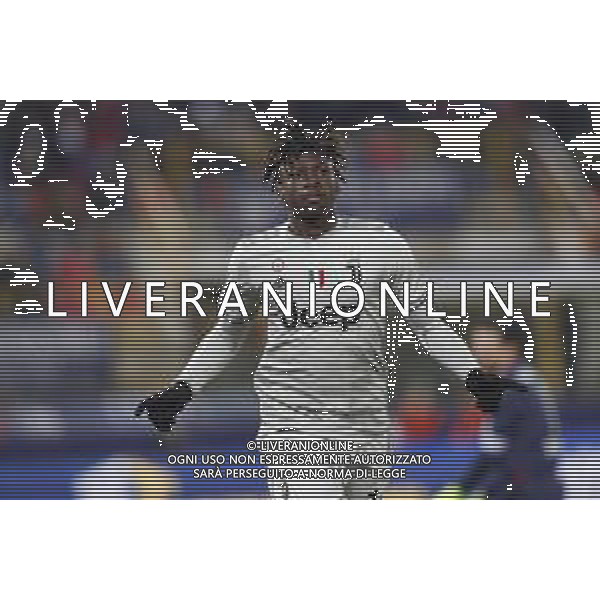 BOLOGNA - JUVENTUS Coppa Italia TIM CUP 12/01/2019 nella foto: Esultanza dopo il gol di Kean Moise (Juventus f.c.) ©Claudio Zamagni/Agenzia Aldo Liverani Kean Moise (Juventus f.c.) during Italian TIM Cup soccer match between Bologna F.C. and Juventus F.C. at Renato Dall\'Ara Stadium in Bologna on January 12 2019 photo credit by Claudio Zamagni/Aldo Liverani Photo Agency / AGENZIA ALDO LIVERANI SAS - BOLOGNA - JUVENTUS Coppa Italia Tim Cup 2018-2019 ottavi di finale Bologna 12.01.2019