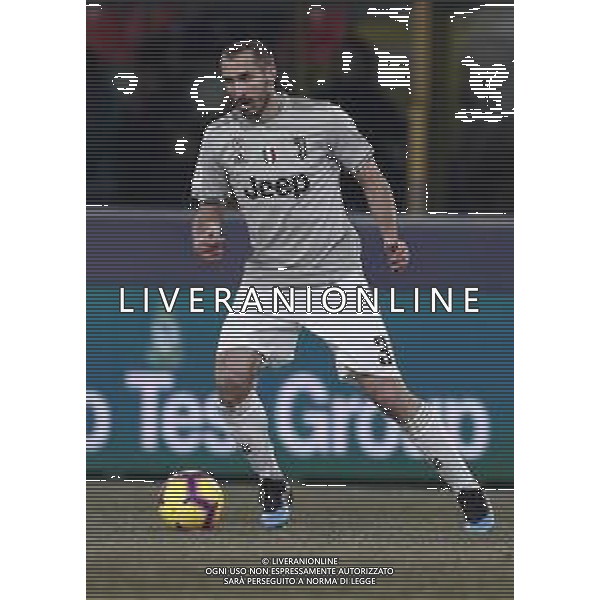 BOLOGNA - JUVENTUS Coppa Italia TIM CUP 12/01/2019 nella foto: Chiellini Giorgio (Juventus f.c.) ©Claudio Zamagni/Agenzia Aldo Liverani Chiellini Giorgio (Juventus f.c.) during Italian TIM Cup soccer match between Bologna F.C. and Juventus F.C. at Renato Dall\'Ara Stadium in Bologna on January 12 2019 photo credit by Claudio Zamagni/Aldo Liverani Photo Agency