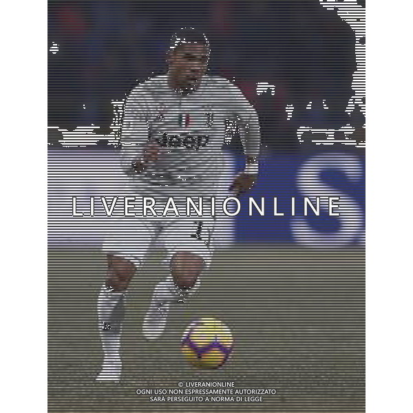 BOLOGNA - JUVENTUS Coppa Italia TIM CUP 12/01/2019 nella foto: Costa Douglas (Juventus f.c.) ©Claudio Zamagni/Agenzia Aldo Liverani Costa Douglas (Juventus f.c.) during Italian TIM Cup soccer match between Bologna F.C. and Juventus F.C. at Renato Dall\'Ara Stadium in Bologna on January 12 2019 photo credit by Claudio Zamagni/Aldo Liverani Photo Agency