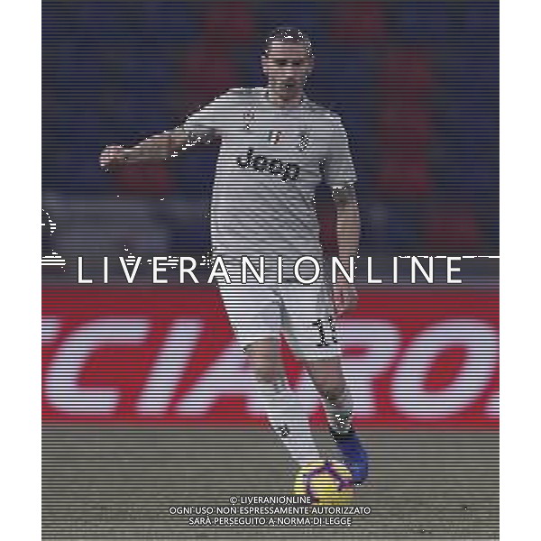 BOLOGNA - JUVENTUS Coppa Italia TIM CUP 12/01/2019 nella foto: Bonucci Leonardo (Juventus f.c.) ©Claudio Zamagni/Agenzia Aldo Liverani Bonucci Leonardo (Juventus f.c.) during Italian TIM Cup soccer match between Bologna F.C. and Juventus F.C. at Renato Dall\'Ara Stadium in Bologna on January 12 2019 photo credit by Claudio Zamagni/Aldo Liverani Photo Agency