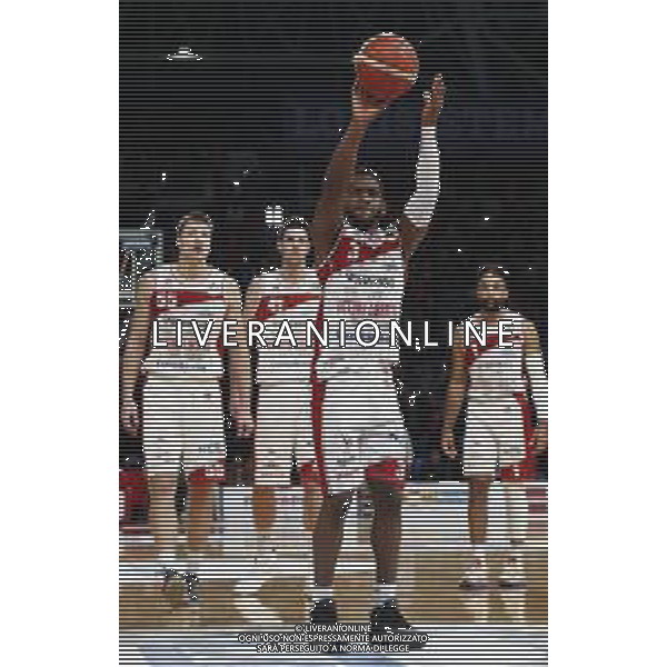 Lega Basket serie A Victoria Libertas Pesaro - Fiat Torino 13/01/2019 nella foto: Artis Dominic (V.L. Pesaro) ©Claudio Zamagni/Agenzia Aldo Liverani Artis Dominic (V.L. Pesaro) during basketball match between Victoria Libertas Pallacanestro Pesaro and Fiat Torino at Adriatic Arena in Pesaro on October 13 2019 photo credit Claudio Zamagni/Aldo Liverani Photo Agency
