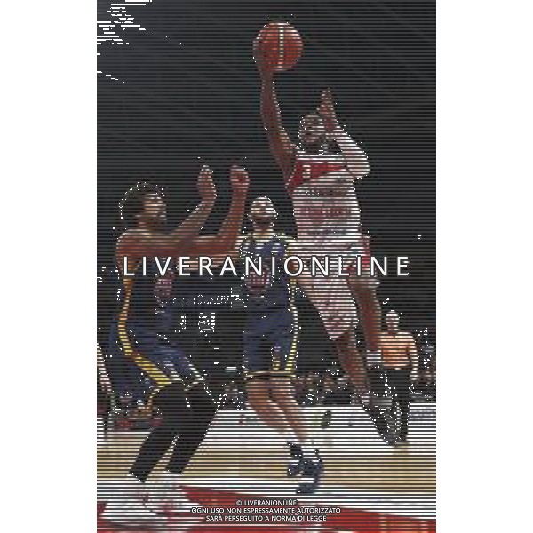 Lega Basket serie A Victoria Libertas Pesaro - Fiat Torino 13/01/2019 nella foto: Artis Dominic (V.L. Pesaro) ©Claudio Zamagni/Agenzia Aldo Liverani Artis Dominic (V.L. Pesaro) during basketball match between Victoria Libertas Pallacanestro Pesaro and Fiat Torino at Adriatic Arena in Pesaro on October 13 2019 photo credit Claudio Zamagni/Aldo Liverani Photo Agency