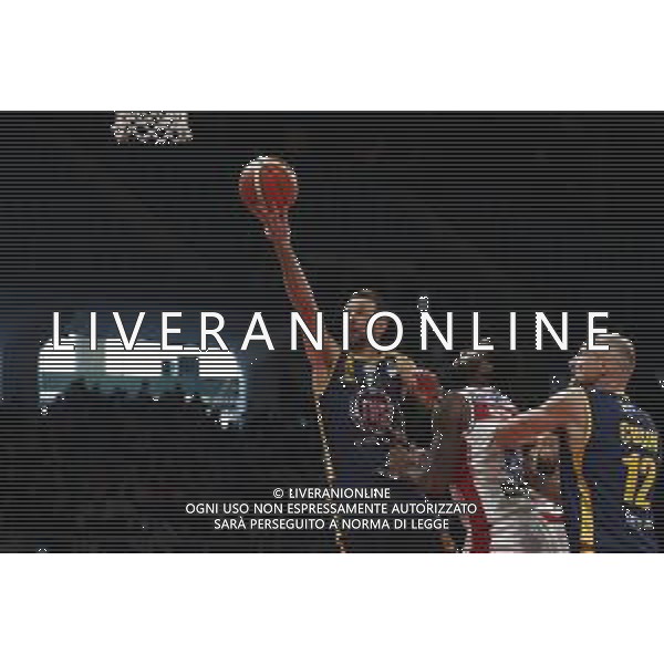 Lega Basket serie A Victoria Libertas Pesaro - Fiat Torino 13/01/2019 nella foto: Poeta Giuseppe (Fiat Torino) ©Claudio Zamagni/Agenzia Aldo Liverani Poeta Giuseppe (Fiat Torino) during basketball match between Victoria Libertas Pallacanestro Pesaro and Fiat Torino at Adriatic Arena in Pesaro on October 13 2019 photo credit Claudio Zamagni/Aldo Liverani Photo Agency