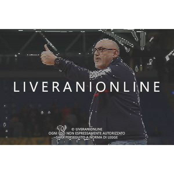 Lega Basket serie A Victoria Libertas Pesaro - Fiat Torino 13/01/2019 nella foto: Coach Boniciolli Matteo (V.L. Pesaro) ©Claudio Zamagni/Agenzia Aldo Liverani Coach Boniciolli Matteo (V.L. Pesaro) during basketball match between Victoria Libertas Pallacanestro Pesaro and Fiat Torino at Adriatic Arena in Pesaro on October 13 2019 photo credit Claudio Zamagni/Aldo Liverani Photo Agency