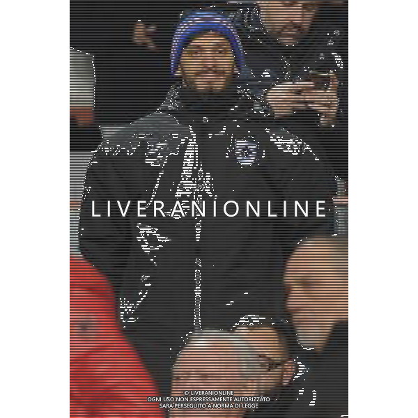 Coppa Italia 2018-2019 ottavi di finale Sampdoria-Milan Genova (Italia) - 12.01.2019 Sampdoria-Milan C. Nella Foto: Manolo Gabbiadini in tribuna /Ph.Cebrelli-Ag. Aldo Liverani