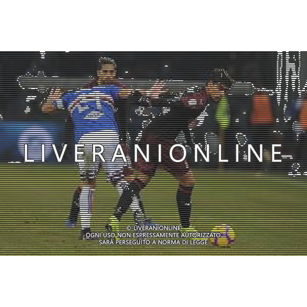 Coppa Italia 2018-2019 ottavi di finale Sampdoria-Milan Genova (Italia) - 12.01.2019 Sampdoria-Milan C. Nella Foto: Lucas Paquetà /Ph.Cebrelli-Ag. Aldo Liverani