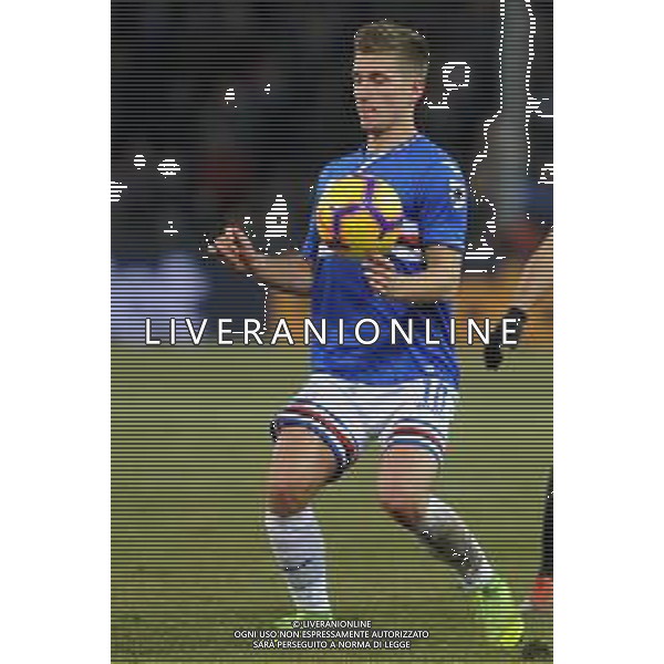 Coppa Italia 2018-2019 ottavi di finale Sampdoria-Milan Genova (Italia) - 12.01.2019 Sampdoria-Milan C. Nella Foto: Dennis Praet /Ph.Cebrelli-Ag. Aldo Liverani