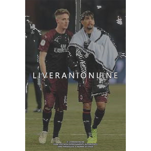 Coppa Italia 2018-2019 ottavi di finale Sampdoria-Milan Genova (Italia) - 12.01.2019 Sampdoria-Milan C. Nella Foto: Andrea Conti e Lucas Paquetà /Ph.Cebrelli-Ag. Aldo Liverani