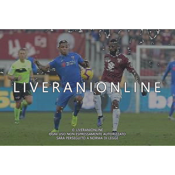 Torino - Fiorentina, Ottavi di Coppa Italia Tim Cup 13.01.2019 NELLA FOTO : MURIEL LUIS - N\'KOULOU NICOLAS © AGENZIA ALDO LIVERANI SAS