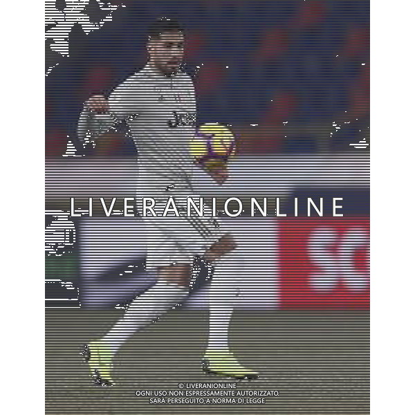 BOLOGNA - JUVENTUS Coppa Italia TIM CUP 12/01/2019 nella foto: De Sciglio Mattia (Juventus f.c.) ©Claudio Zamagni/Agenzia Aldo Liverani De Sciglio Mattia (Juventus f.c.) during Italian TIM Cup soccer match between Bologna F.C. and Juventus F.C. at Renato Dall\'Ara Stadium in Bologna on January 12 2019 photo credit by Claudio Zamagni/Aldo Liverani Photo Agency