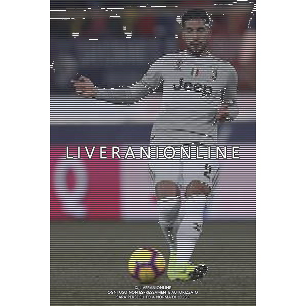 BOLOGNA - JUVENTUS Coppa Italia TIM CUP 12/01/2019 nella foto: De Sciglio Mattia (Juventus f.c.) ©Claudio Zamagni/Agenzia Aldo Liverani De Sciglio Mattia (Juventus f.c.) during Italian TIM Cup soccer match between Bologna F.C. and Juventus F.C. at Renato Dall\'Ara Stadium in Bologna on January 12 2019 photo credit by Claudio Zamagni/Aldo Liverani Photo Agency
