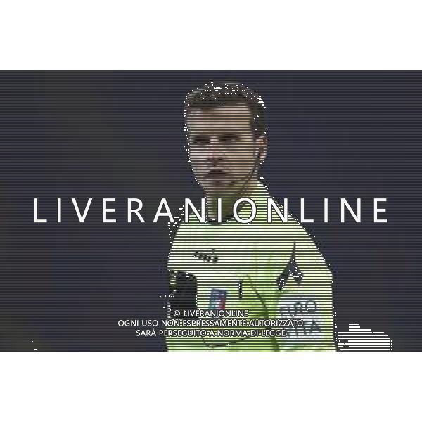 BOLOGNA - JUVENTUS Coppa Italia TIM CUP 12/01/2019 nella foto: arbitro Federico La Penna ©Claudio Zamagni/Agenzia Aldo Liverani Referee Federico La Penna during Italian TIM Cup soccer match between Bologna F.C. and Juventus F.C. at Renato Dall\'Ara Stadium in Bologna on January 12 2019 photo credit by Claudio Zamagni/Aldo Liverani Photo Agency