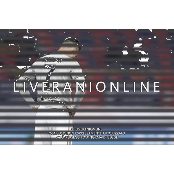 BOLOGNA - JUVENTUS Coppa Italia TIM CUP 12/01/2019 nella foto: Cristiano Ronaldo (Juventus f.c.) ©Claudio Zamagni/Agenzia Aldo Liverani Cristiano Ronaldo (Juventus f.c.) during Italian TIM Cup soccer match between Bologna F.C. and Juventus F.C. at Renato Dall\'Ara Stadium in Bologna on January 12 2019 photo credit by Claudio Zamagni/Aldo Liverani Photo Agency