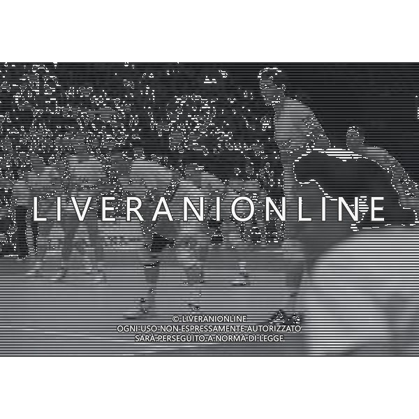 27-04-1994 MILANO - FORUM DI ASSAGO FINALE SCUDETTO MILAN VOLLEY SISLEY TREVISO NELLA FOTO ANDREA LUCCHETTA E ANDREA ZORZI AG ALDO LIVERANI SAS