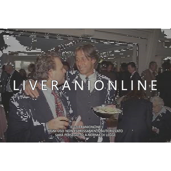 1996 MILANO HOTEL GALLIA CENTENARIO DELLA GAZZETTA DELLO SPORT NELLA FOTO LORENZO ASTORI E ---------- AG ALDO LIVERANI SAS