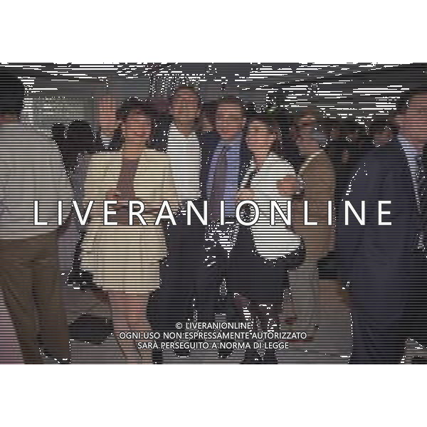 1996 MILANO HOTEL GALLIA CENTENARIO DELLA GAZZETTA DELLO SPORT NELLA FOTO GABRIELLA MANCINI-FABIO BIANCHI STEFANO CAZZETTA E ---------- AG ALDO LIVERANI SAS