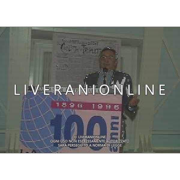 1996 MILANO HOTEL GALLIA CENTENARIO DELLA GAZZETTA DELLO SPORT NELLA FOTO CANDIDO CANNAVO\'  AG ALDO LIVERANI SAS 