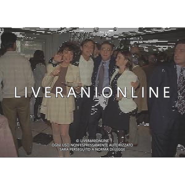1996 MILANO HOTEL GALLIA CENTENARIO DELLA GAZZETTA DELLO SPORT NELLA FOTO GABRIELLA MANCINI-FABIO BIANCHI STEFANO CAZZETTA E ---------- AG ALDO LIVERANI SAS 