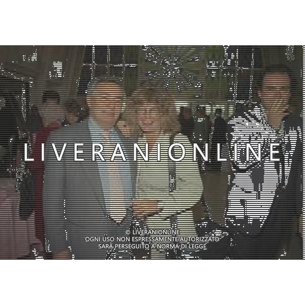 1996 MILANO HOTEL GALLIA CENTENARIO DELLA GAZZETTA DELLO SPORT NELLA FOTO CANDIDO CANNAVO\' CON SUSANNA WERMELLINGER AG ALDO LIVERANI SAS