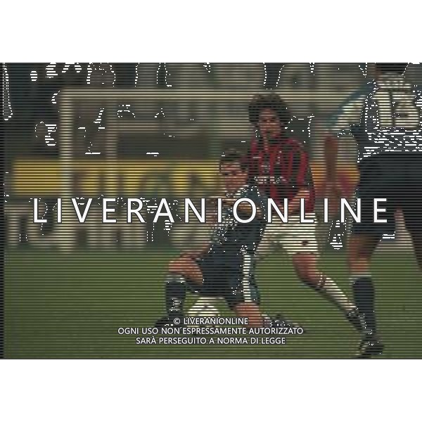 08-04-1998 MILANO-COPPA ITALIA MILAN LAZIO 1-0 NELLA FOTO DEMETRIO ALBERTINI E GIORGIO VENTURIN AG ALDO LIVERANI SAS