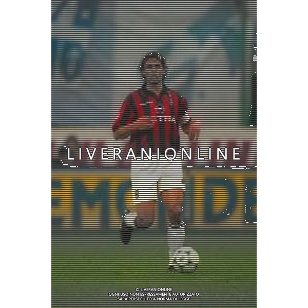 08-04-1998 MILANO-COPPA ITALIA MILAN LAZIO 1-0 NELLA FOTO PAOLO MALDINI AG ALDO LIVERANI SAS